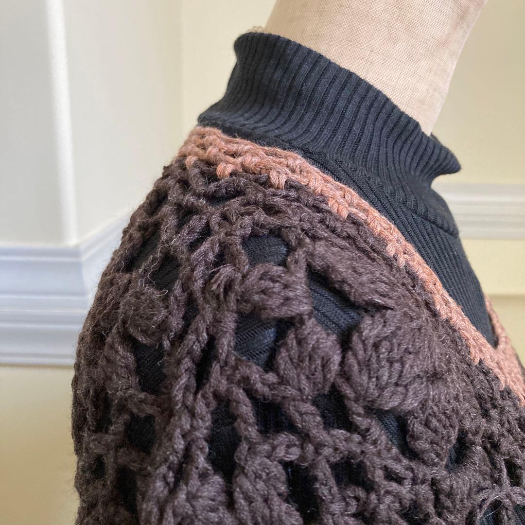 ハンドメイド　手編み　モチーフ