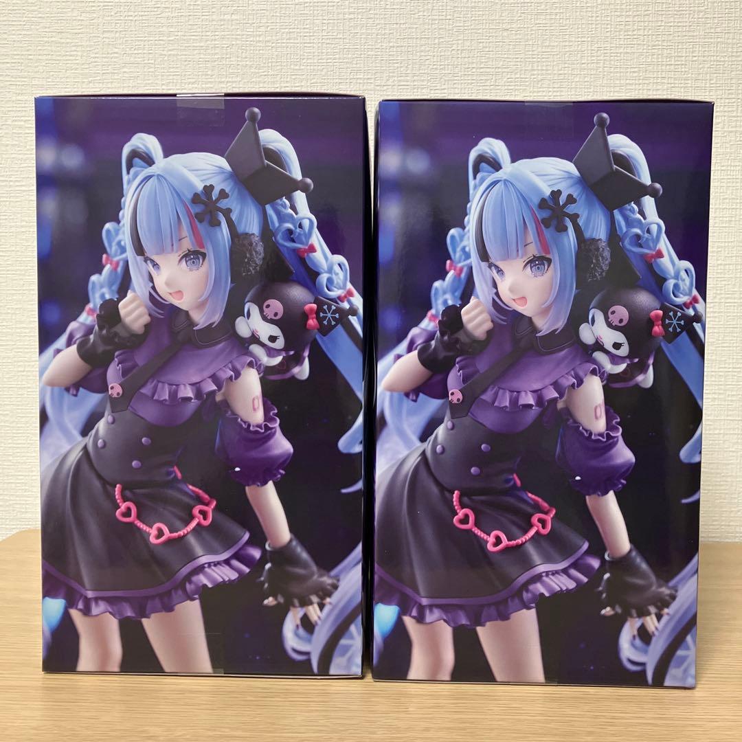 初音ミク 雪ミク×クロミ フィギュア　サンリオ　雪ミク　クロミミク　2体セット