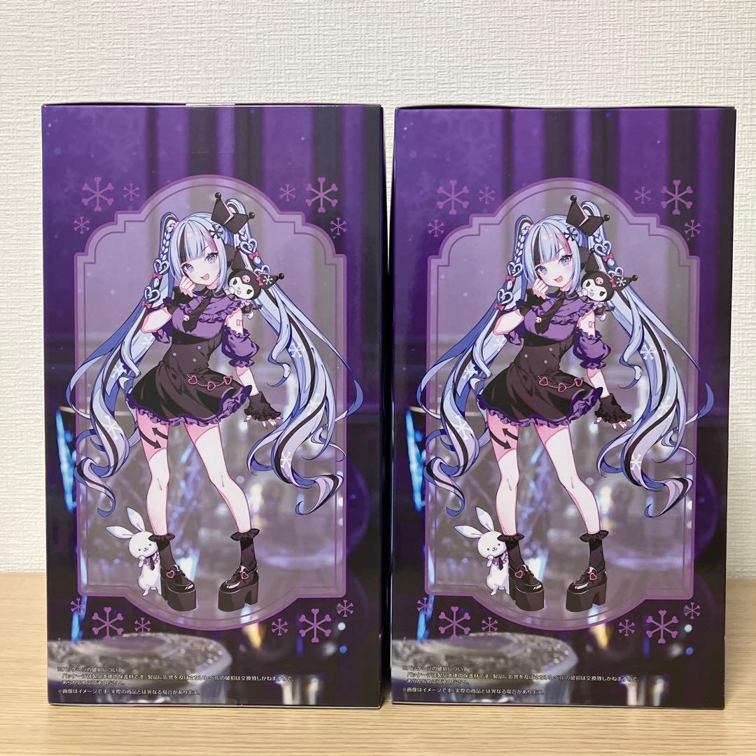 初音ミク 雪ミク×クロミ フィギュア　サンリオ　雪ミク　クロミミク　2体セット