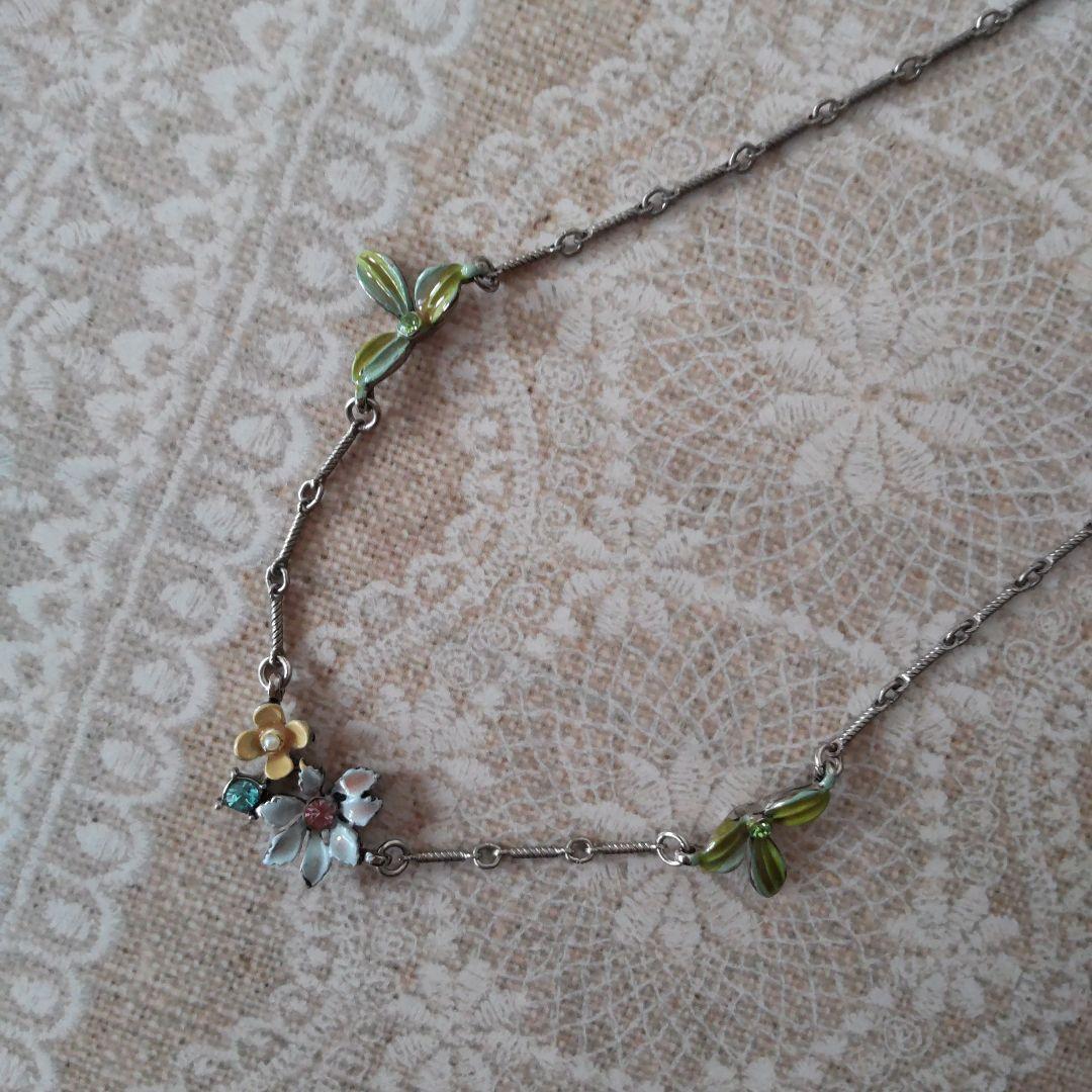 ジェラルドヨスカ　ニューヨークブランド 花と葉のネックレス未使用