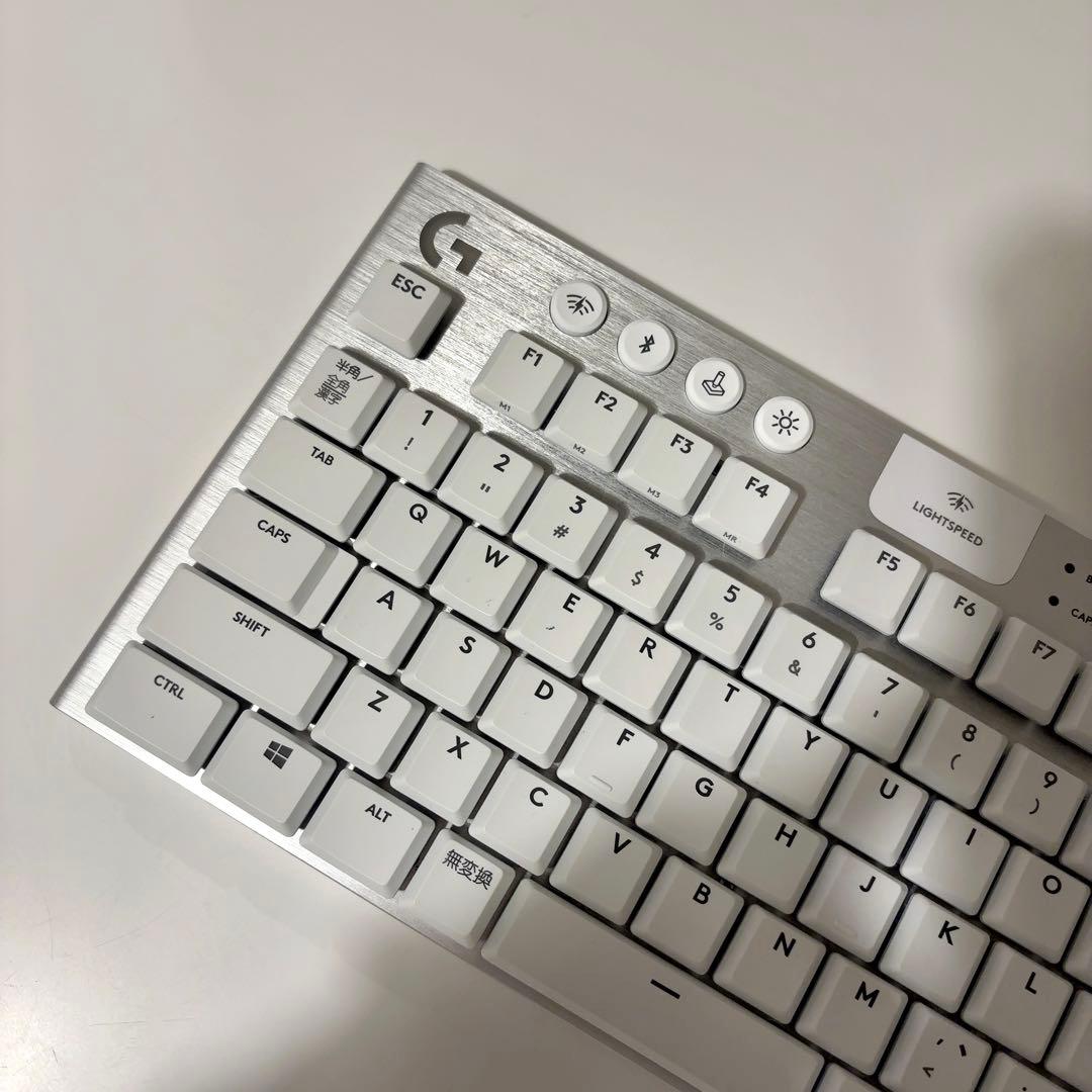 Logitech G913 TKL RGB ワイヤレスキーボード ホワイト