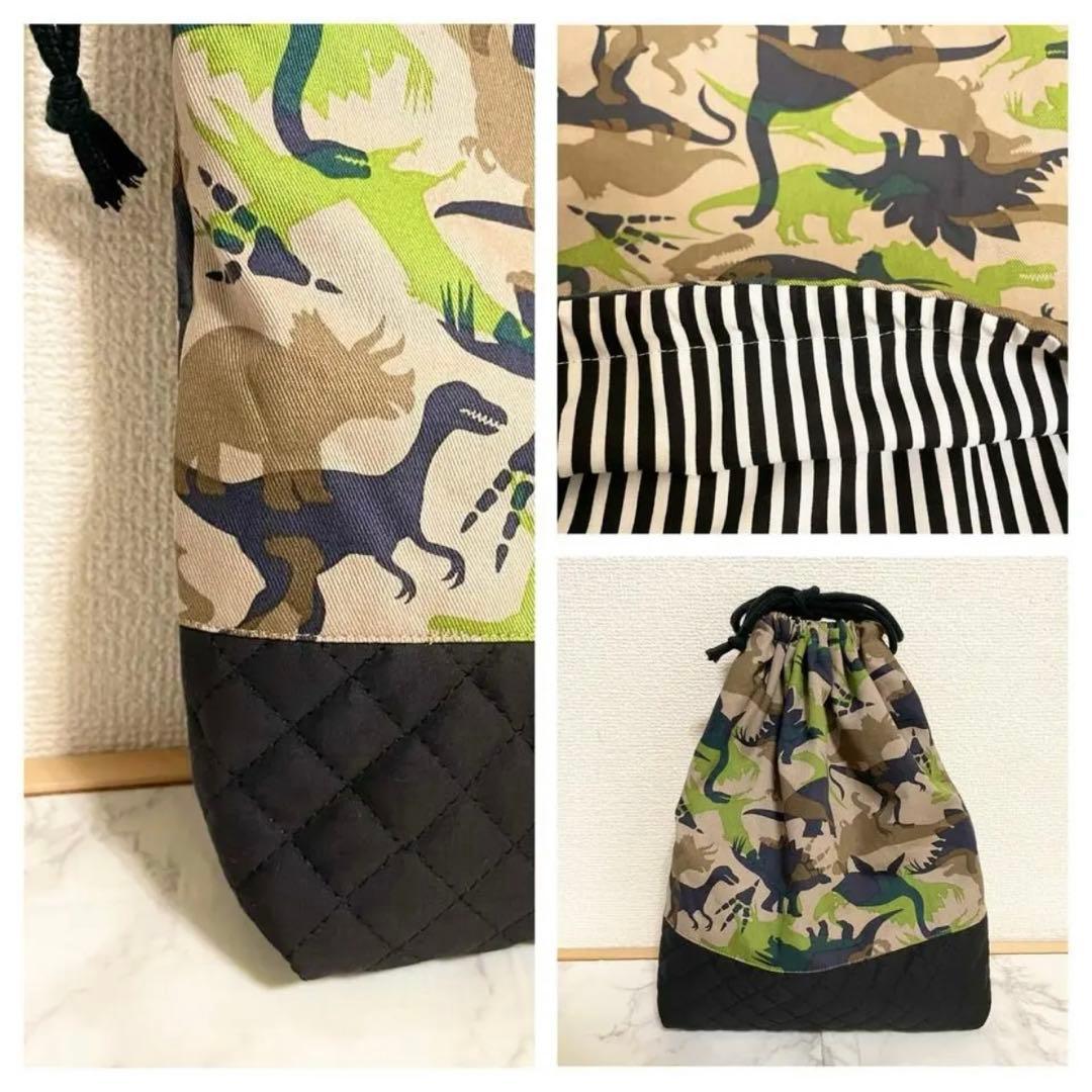 入園入学5点セット【迷彩×恐竜】