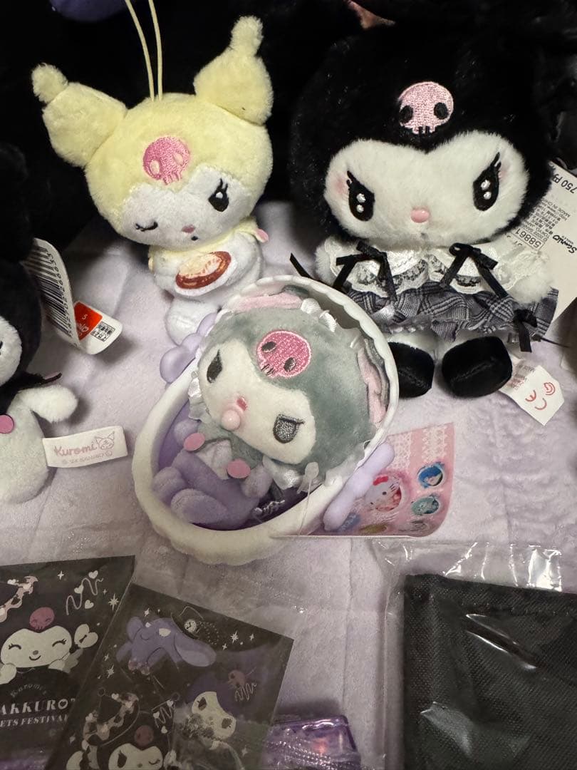 真夜中のメロクロ　クロミマスコット　ラストワン等　クロミグッズ35点　まとめ売り