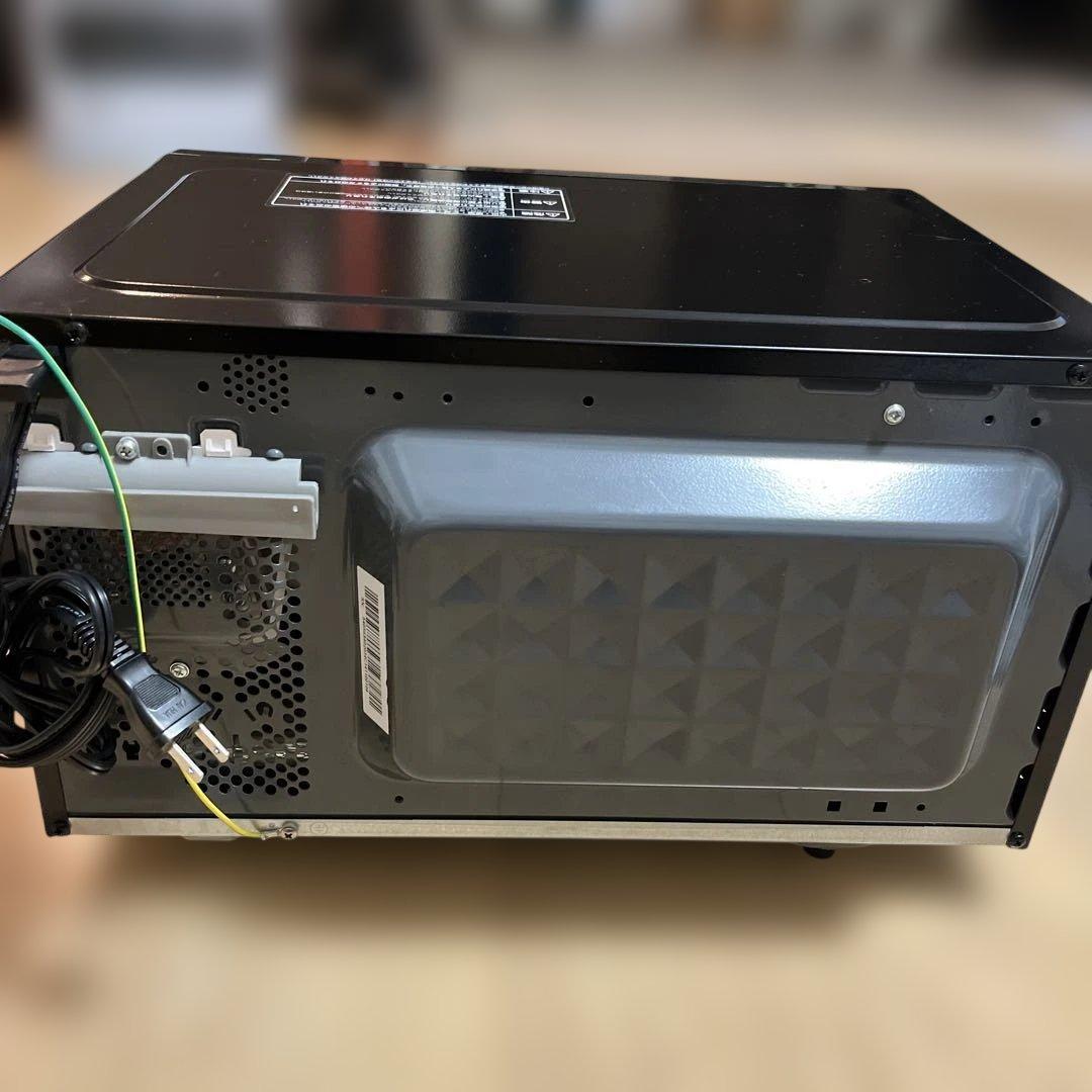 電子レンジ アイリスオーヤマ フラットテーブル 2024年製 単機能 18L
