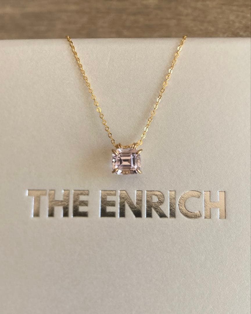 BOX付✨「無償の愛 ― クンツァイト14kgf ネックレス」