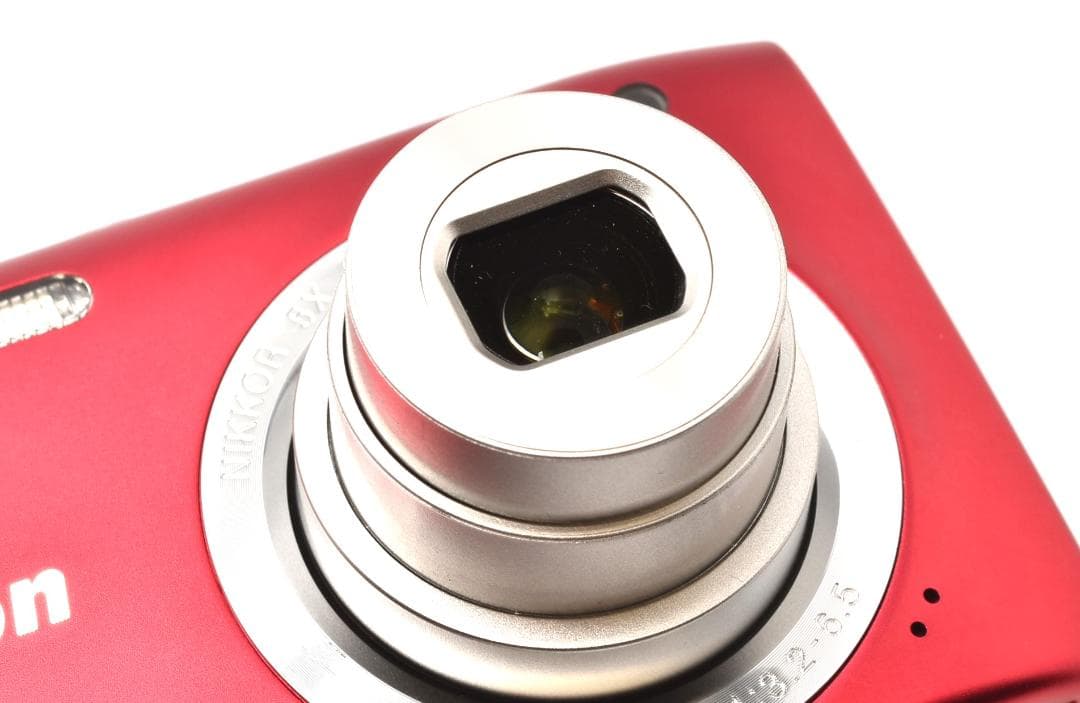 ニコン Nikon COOLPIX S2900 レッド スマホ転送セット