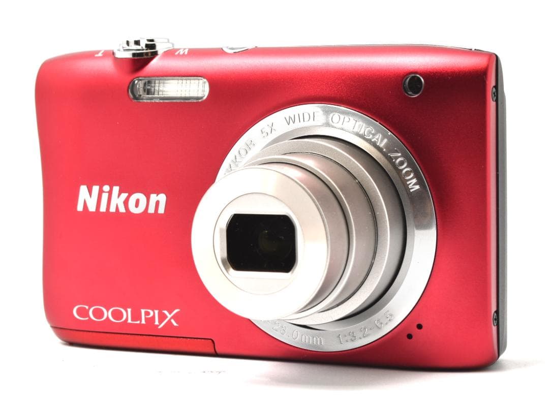 ニコン Nikon COOLPIX S2900 レッド スマホ転送セット