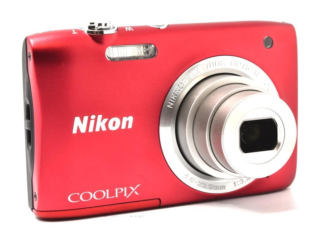 ニコン Nikon COOLPIX S2900 レッド スマホ転送セット