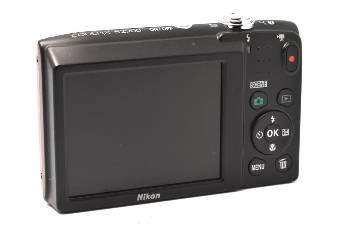 ニコン Nikon COOLPIX S2900 レッド スマホ転送セット