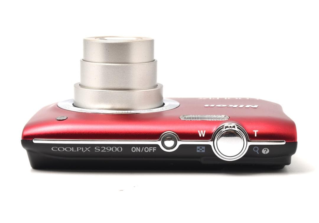 ニコン Nikon COOLPIX S2900 レッド スマホ転送セット