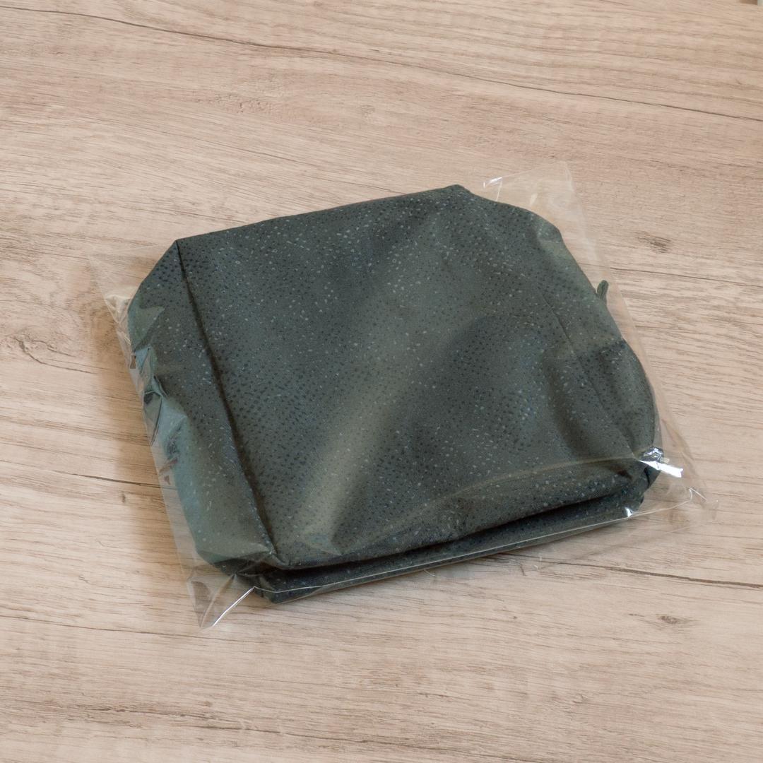 【手帳ポーチ／サイズ1】ドット・グレー（たくさん入るタイプ）