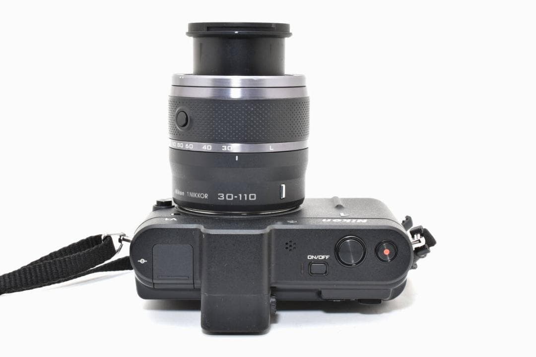 美品 ニコン　Nikon1 V1 ブラック ズームレンズセット ＃A373