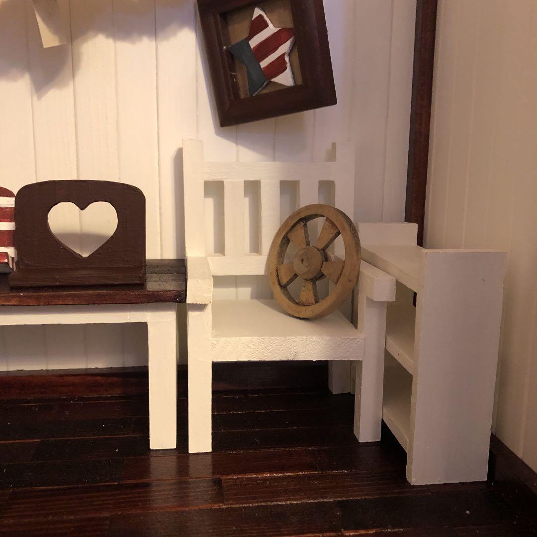 まうっけ様❤️お纏め専用   ブライス用椅子　ホワイトシンプル