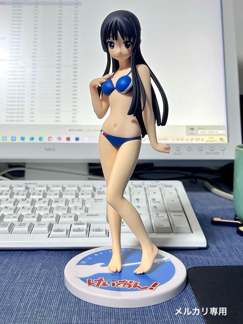 けいおん！　秋山澪　水着ver.　スケールフィギュア　アルファマックス