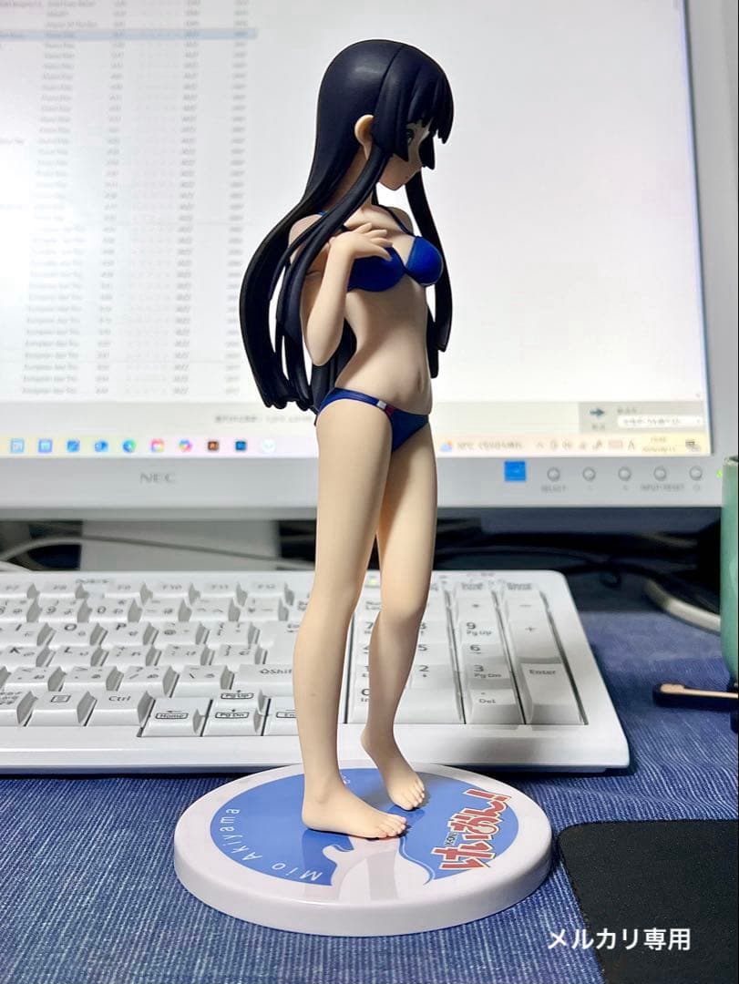 けいおん！　秋山澪　水着ver.　スケールフィギュア　アルファマックス