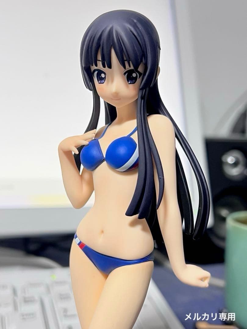 けいおん！　秋山澪　水着ver.　スケールフィギュア　アルファマックス