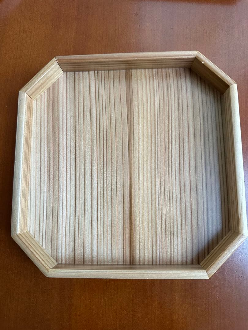 杉　八角皿　敷皿　盛皿　4枚セット