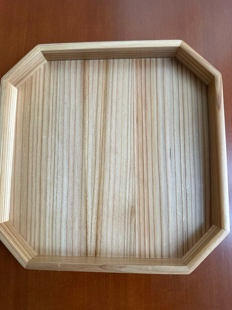 杉　八角皿　敷皿　盛皿　4枚セット