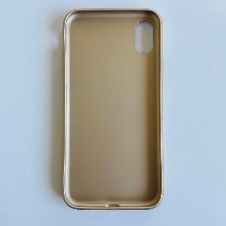 GUESS ゲス iPhone X/XS ケース バラ刺繍 ブラック