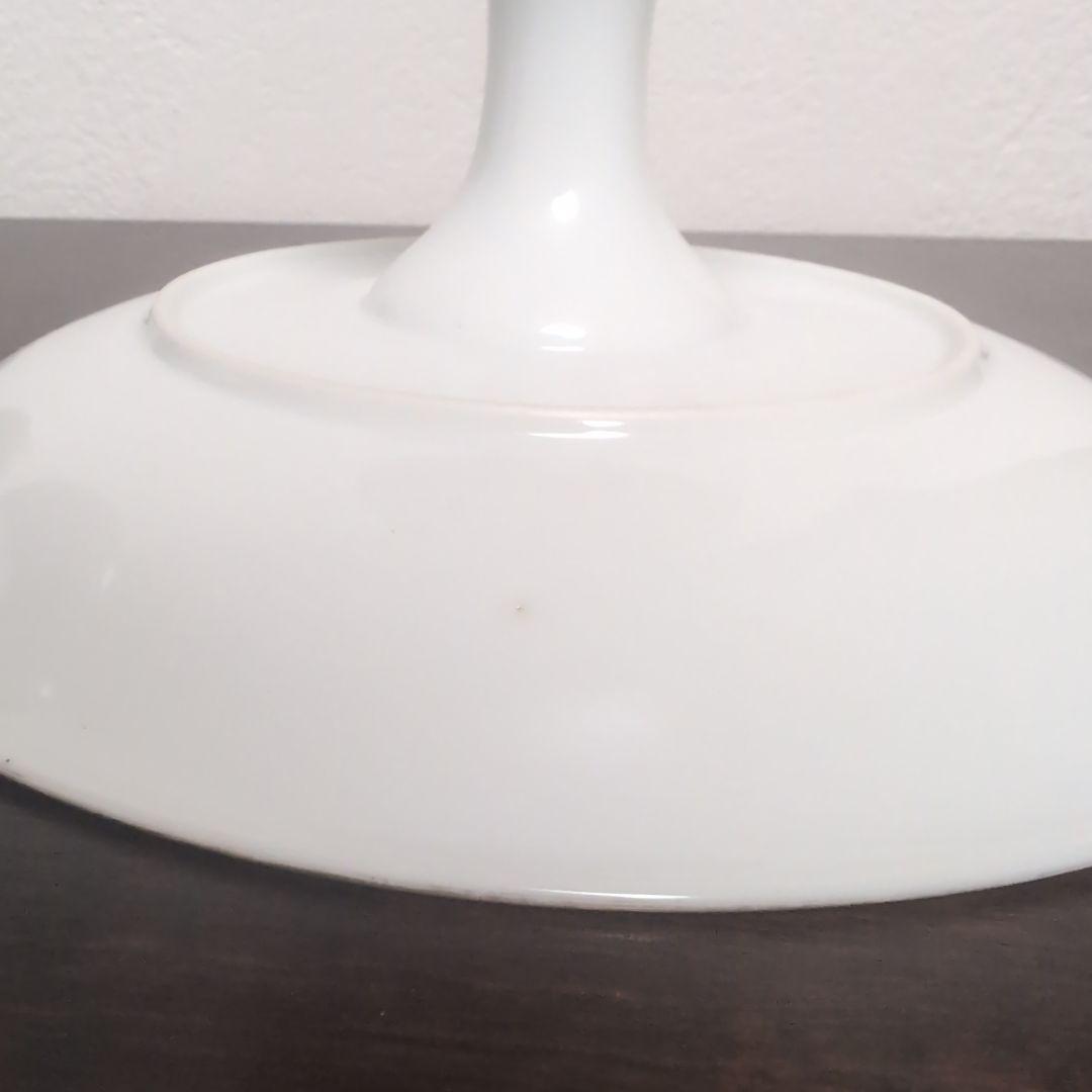 日本のアンティーク　オールドメイトー　名古屋製陶所　蓋付きコンポート　桜が素敵