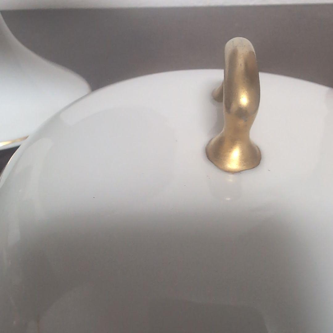 日本のアンティーク　オールドメイトー　名古屋製陶所　蓋付きコンポート　桜が素敵