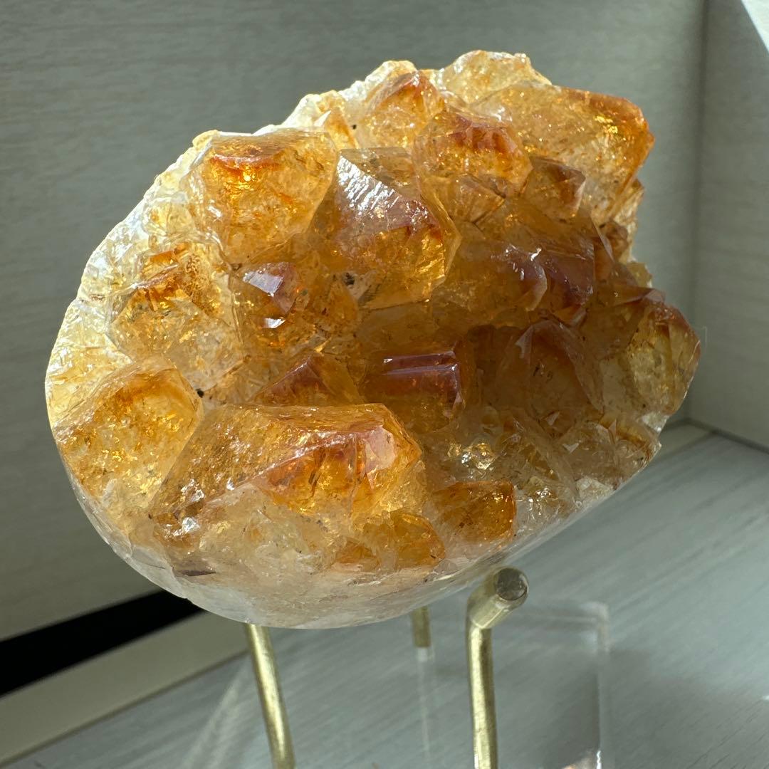 綺麗✴︎シトリンクラスター/原石✴︎たまご型