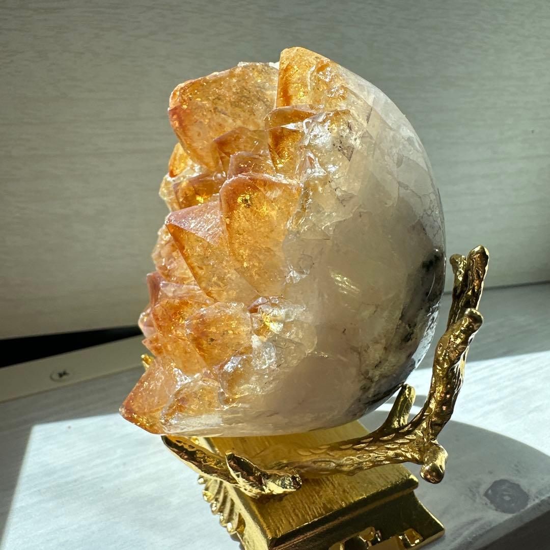 綺麗✴︎シトリンクラスター/原石✴︎たまご型