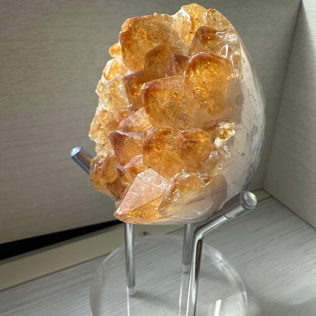 綺麗✴︎シトリンクラスター/原石✴︎たまご型