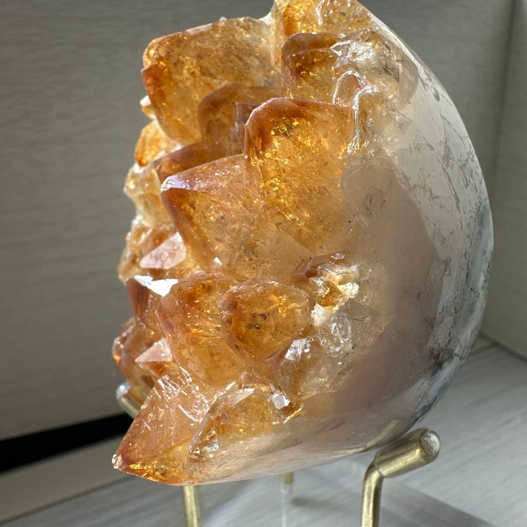 綺麗✴︎シトリンクラスター/原石✴︎たまご型