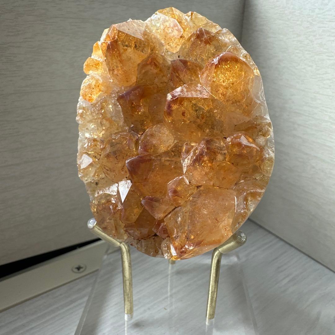 綺麗✴︎シトリンクラスター/原石✴︎たまご型
