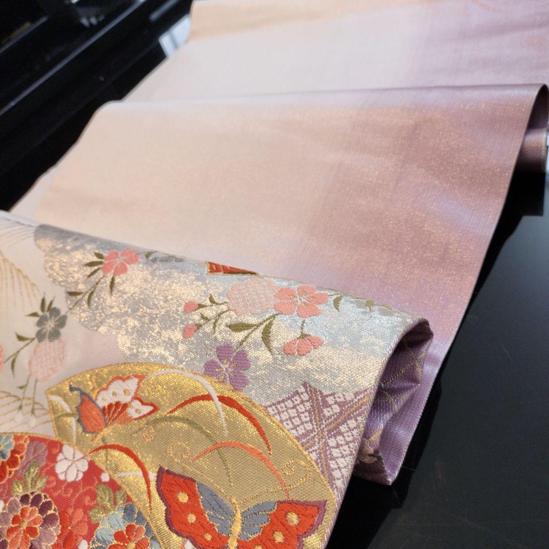 A478★高級‼️お祝い‼️ひな祭り‼️袋帯テーブルランナー2m5cm