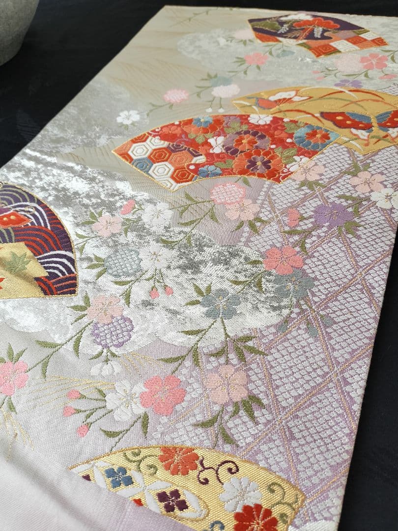 A478★高級‼️お祝い‼️ひな祭り‼️袋帯テーブルランナー2m5cm