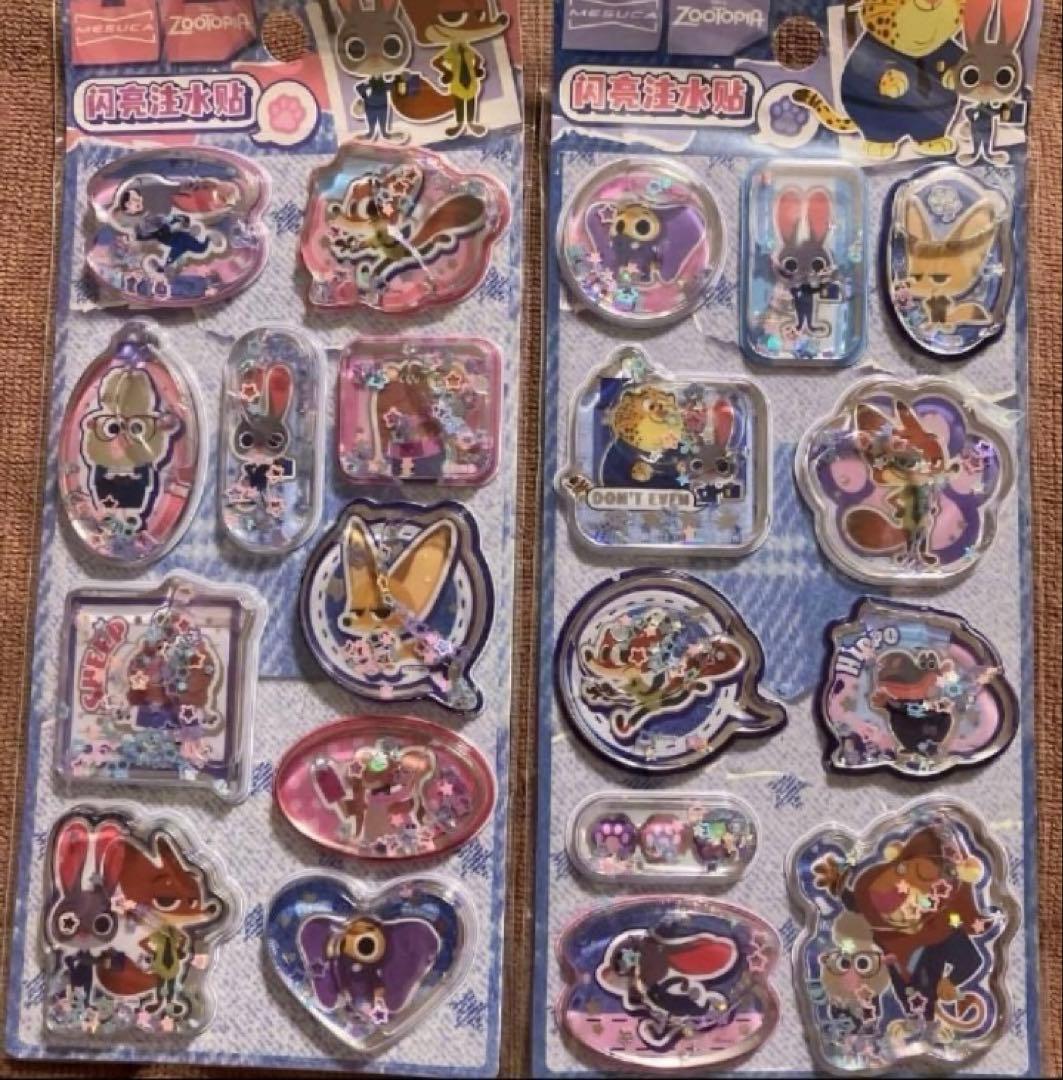 【正規品】クレヨンしんちゃんウォーターシール4枚セット　日本未発売