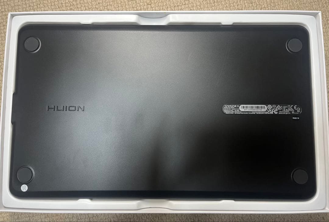 【すぐ始められる】HUION 液タブ Kamvas13 箱付き