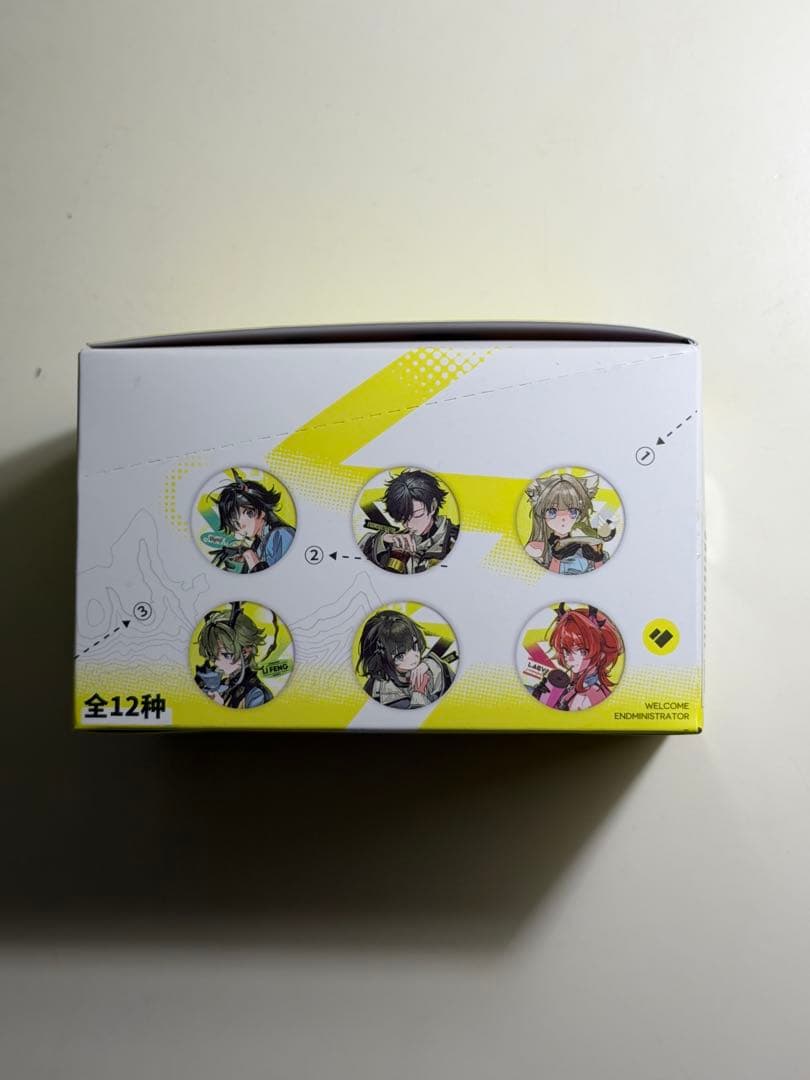 アークナイツ エンドフィールド 中国コラボカフェ限定 缶バッジBOX