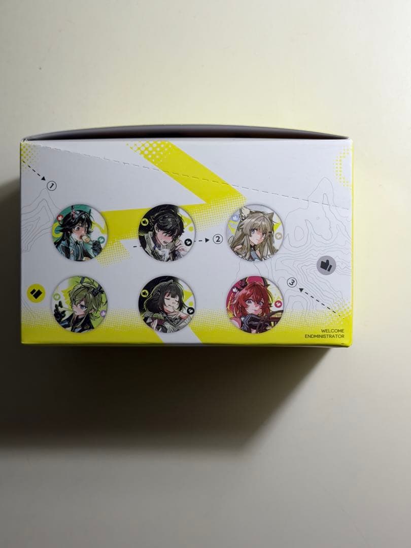 アークナイツ エンドフィールド 中国コラボカフェ限定 缶バッジBOX
