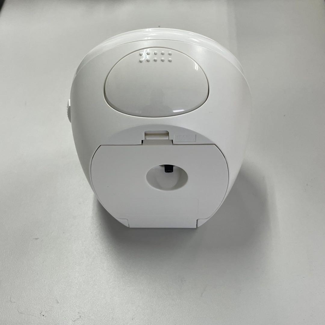 ② RHYTHM リズム タフバトラーラウド 目覚まし時計 ホワイト