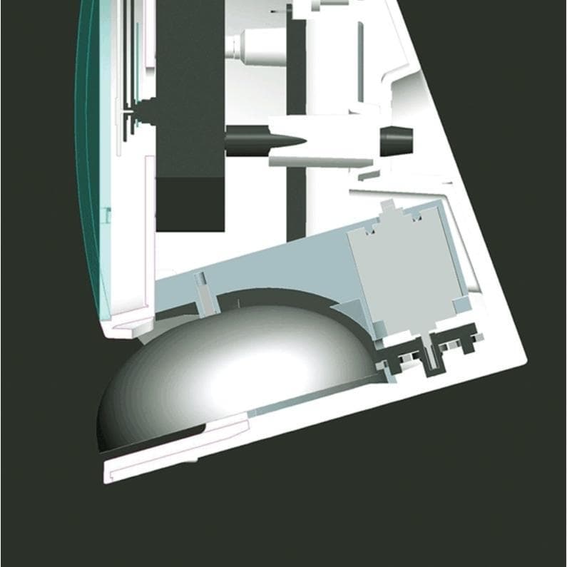 ② RHYTHM リズム タフバトラーラウド 目覚まし時計 ホワイト