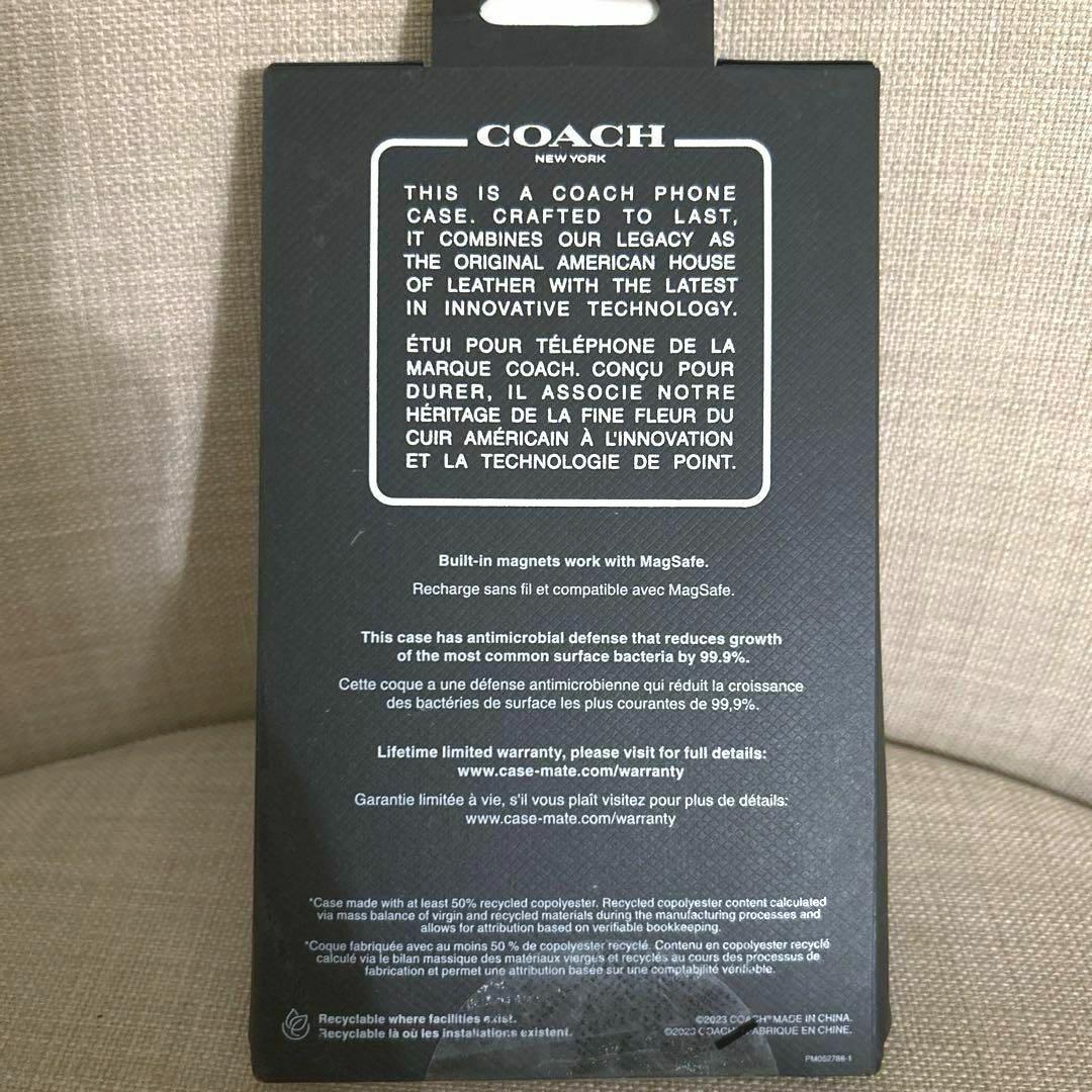 【新品】COACH　コーチ　 iPhone 15 Pro スマホ　ケース 花柄