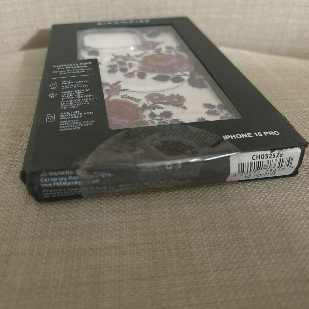 【新品】COACH　コーチ　 iPhone 15 Pro スマホ　ケース 花柄