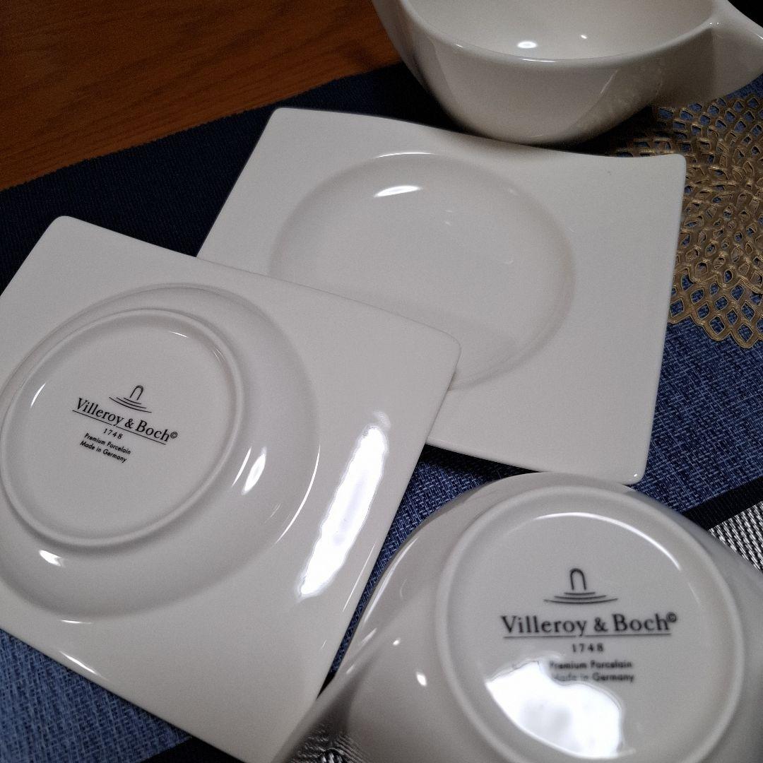 Villeroy&Boch　スープカップ・プレート　２組セット