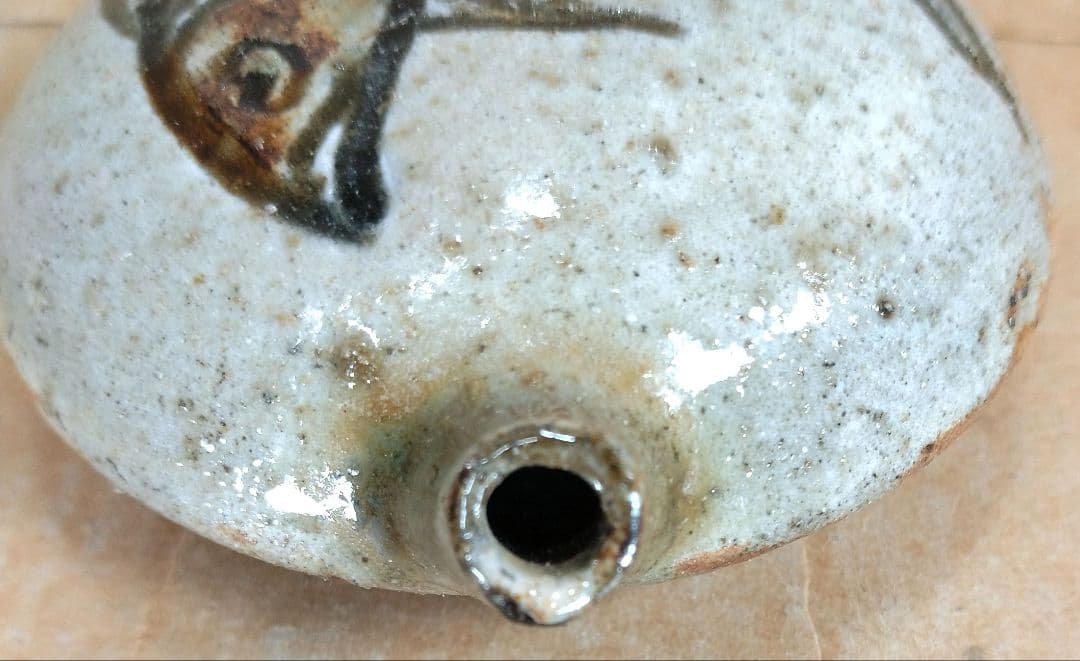 miiko ginta【本物保証】金城次郎 壷屋焼 水滴 共箱 栞 壺屋焼