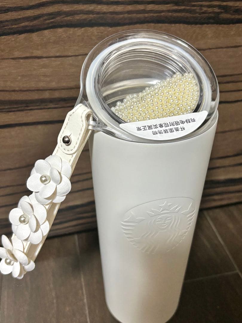 海外限定　スターバックス　ホワイトローズ　ステンレスボトル