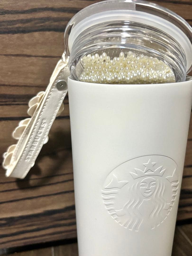 海外限定　スターバックス　ホワイトローズ　ステンレスボトル