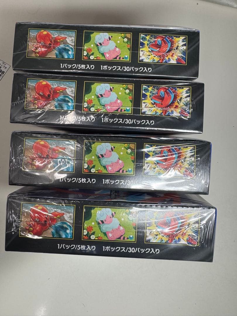 ポケモンカード　ニンジャスピナー　4box　シュリンク付き　未開封