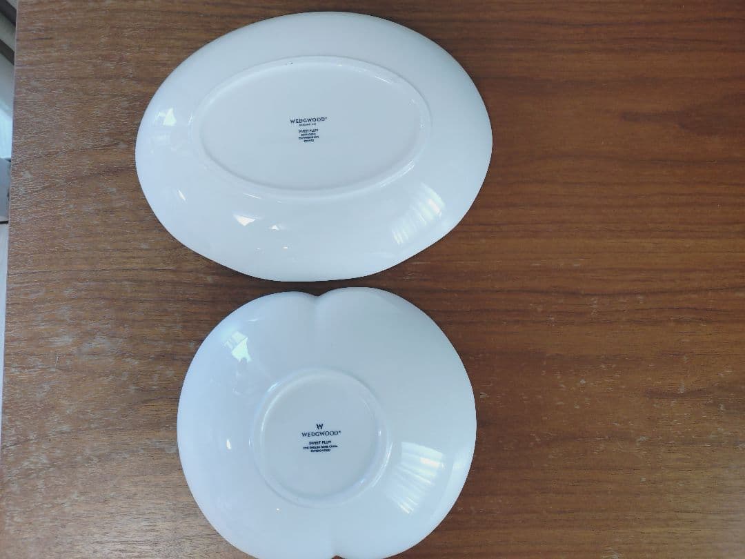 〖新品〗ウェッジウッド スイートプラム オーバルディッシュ ボウル 2点セット