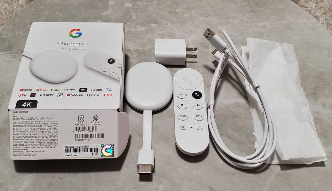 その他 Chromecast with Google TV4K GA01919-JP