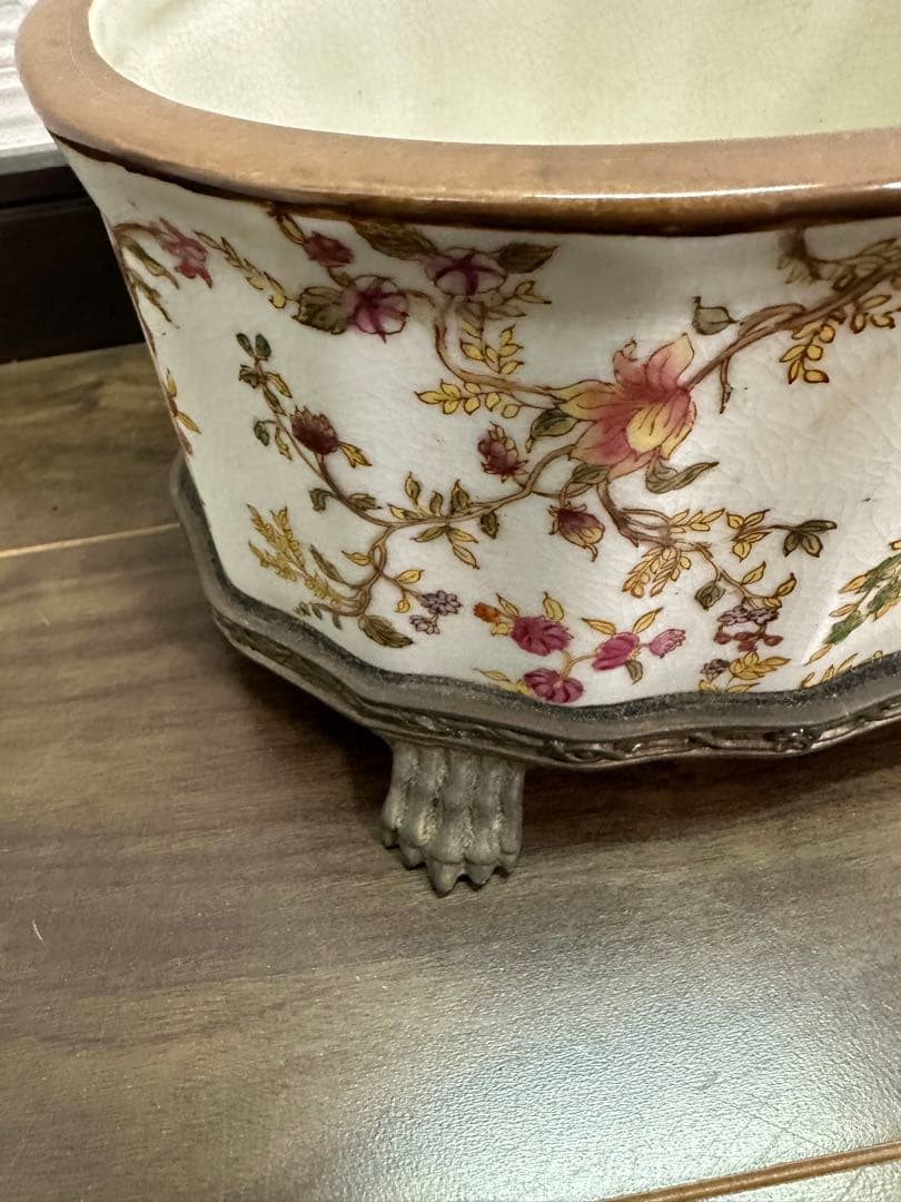 陶器　インテリア　アンティーク　小物入れ