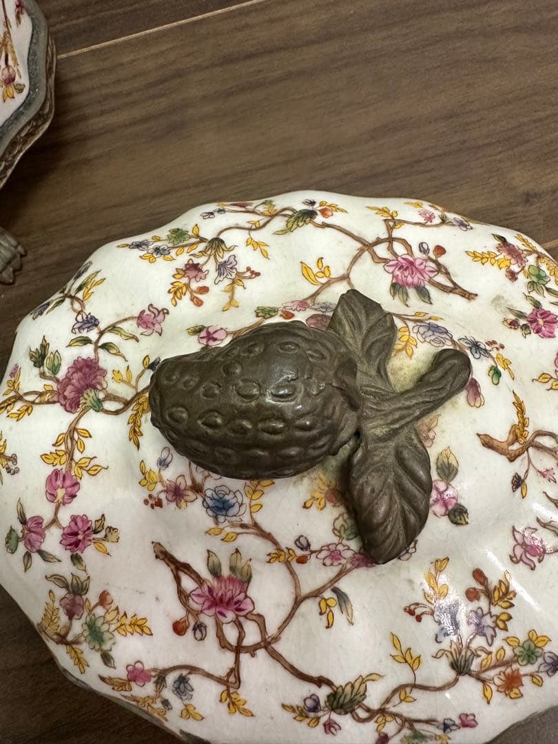 陶器　インテリア　アンティーク　小物入れ