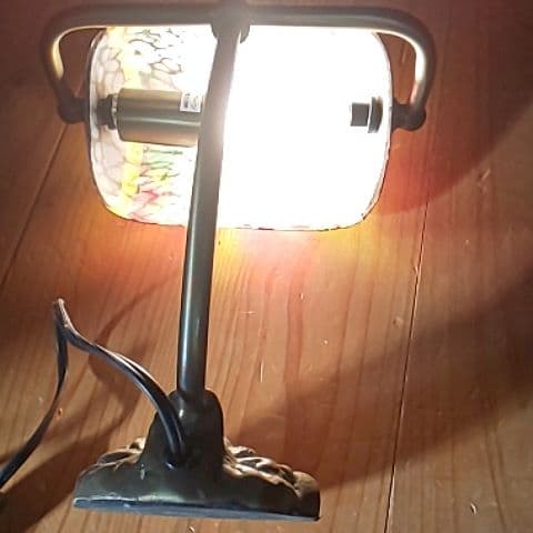 ぶとう柄 ステンドグラス風 スタンドランプ